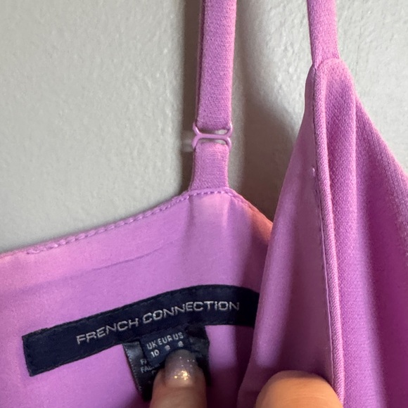 French Connection Lavender Spaghetti Strap Mini Dress - Picture 2 of 2